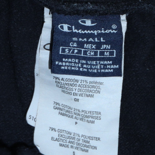 Champion Womens Black Small Jogger Sweatpants Cotton Blend