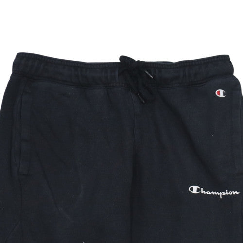 Champion Womens Black Small Jogger Sweatpants Cotton Blend