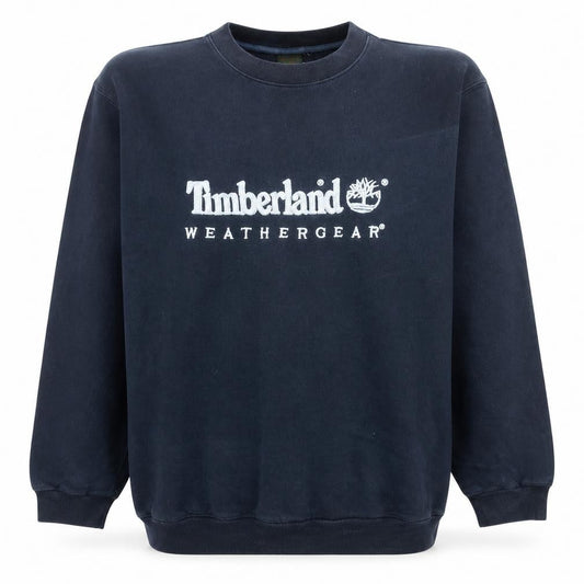 Timberland Men's Blue Crew Neck Pullover Sweatshirt L Outdoor Fleece