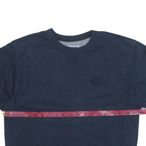 Champion Men's Blue Crew Neck Pullover Sweatshirt Size S
