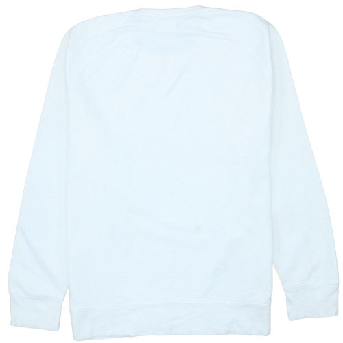 Levi's Men's White Crew Neck Pullover Sweatshirt Size L