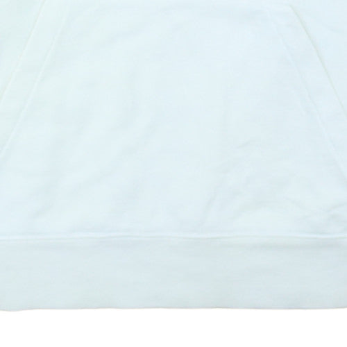 Nike Men's White Pullover Hoodie Size M Regular Fit Fleece