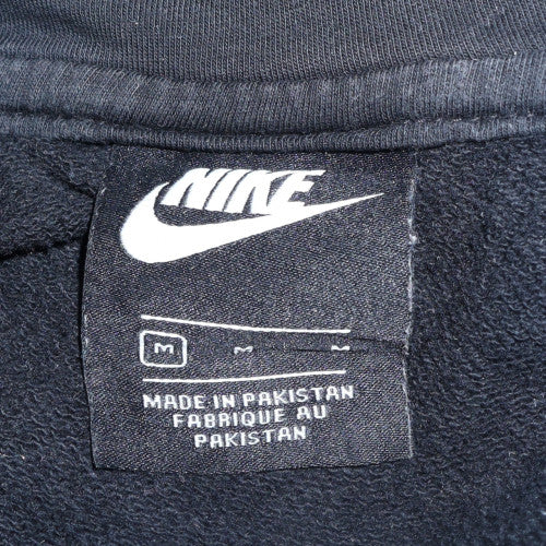 Nike Men's Black Full Zip Hoodie M Regular Fit Fleece Sweatshirt