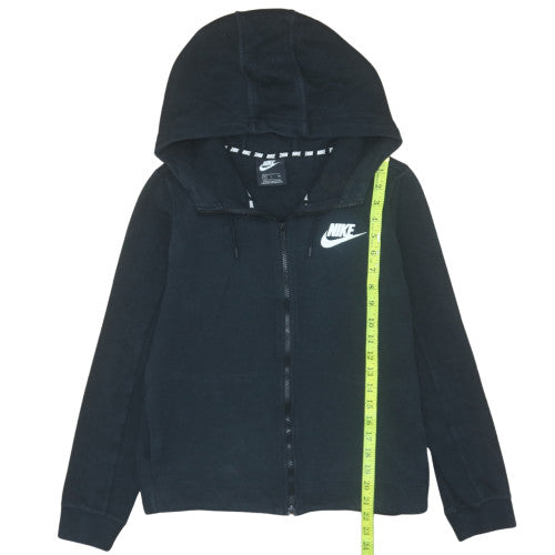 Nike Men's Black Full Zip Hoodie S Fleece Sportswear