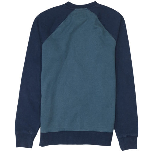Vans Men's Blue XS Pullover Crew Neck Fleece Sweatshirt