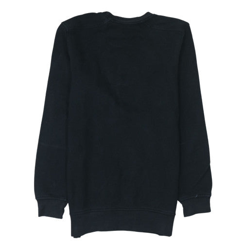 Umbro Men Black Small Crew Neck Pullover Sweatshirt