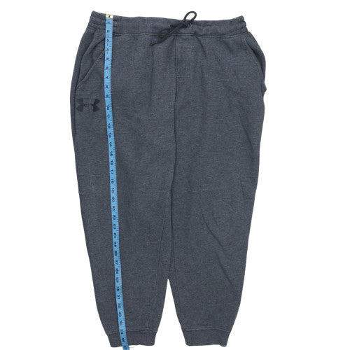 Under Armour Men's Grey 2XL Jogger Sweatpants Fleece Tapered Fit