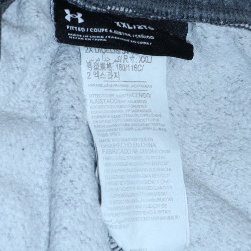 Under Armour Men's Grey 2XL Jogger Sweatpants Fleece Tapered Fit