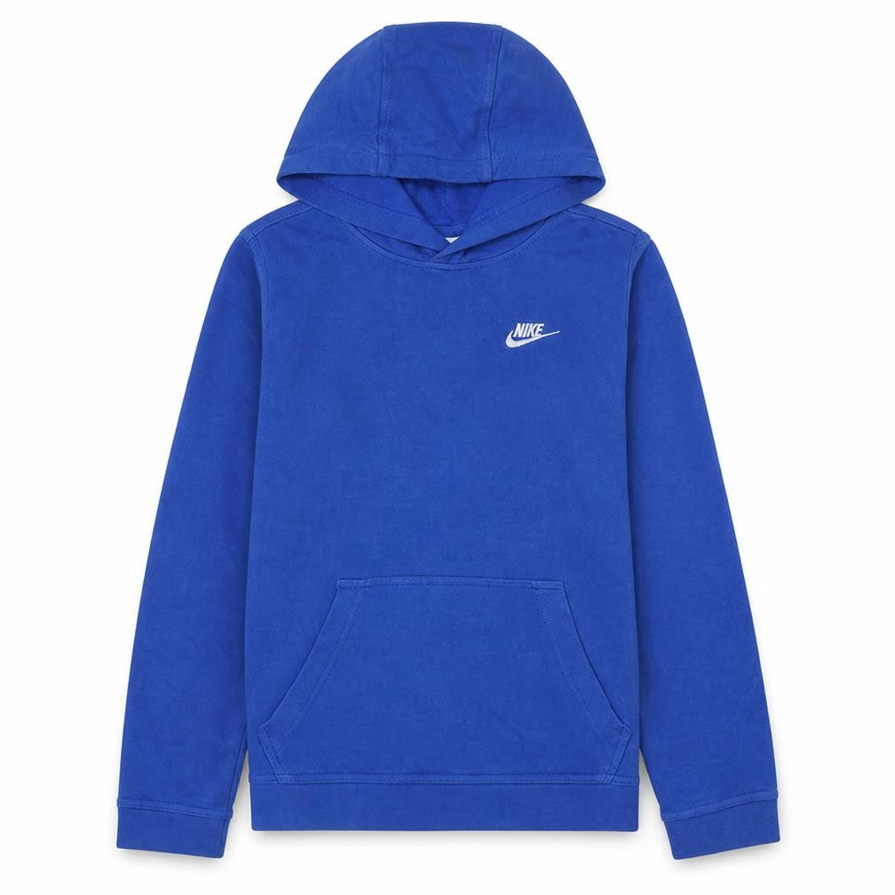 Nike Boys Blue XL Pullover Hoodie Classic Fleece Sweatshirt