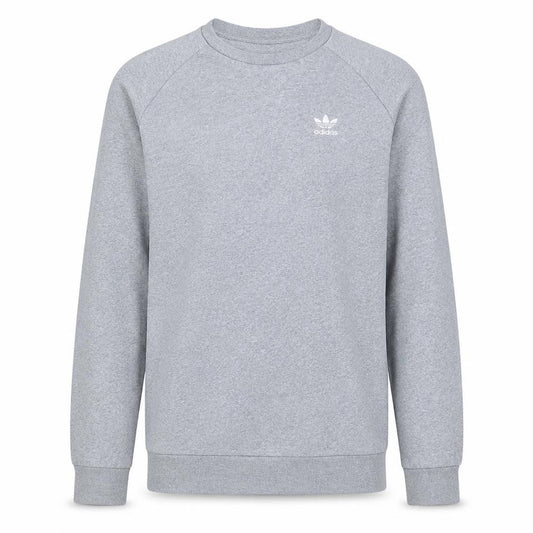 adidas Men's Grey Crew Neck Pullover Sweatshirt Size S