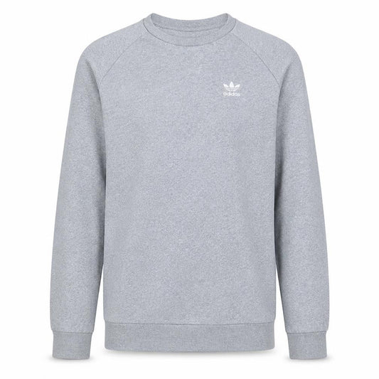 adidas Men's Grey Crew Neck Pullover Sweatshirt Size S