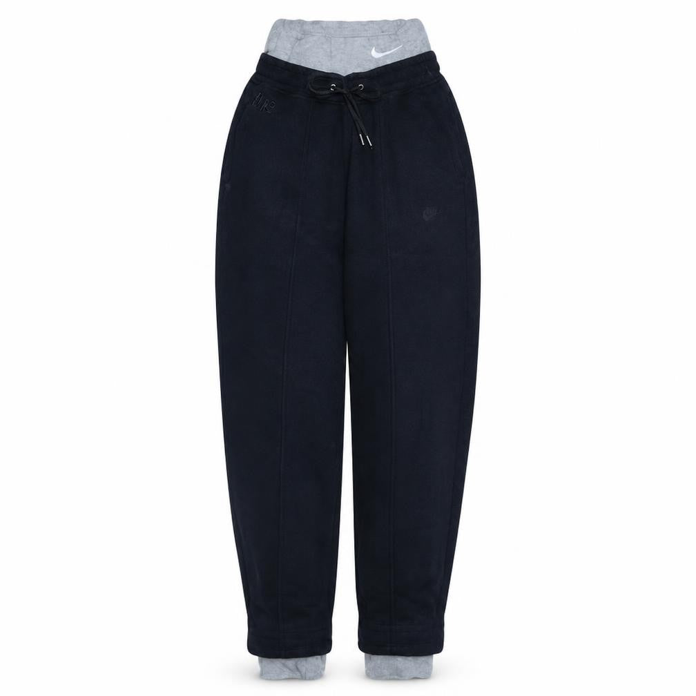 Nike Womens Black XS Jogger Sweatpants Fleece Lined Drawstring