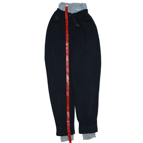 Nike Womens Black XS Jogger Sweatpants Fleece Lined Drawstring