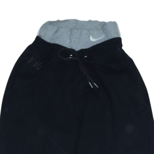 Nike Womens Black XS Jogger Sweatpants Fleece Lined Drawstring