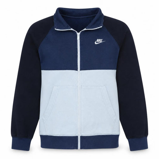 Nike Men's Blue XS Colourblock Track Jacket Full Zip Fleece