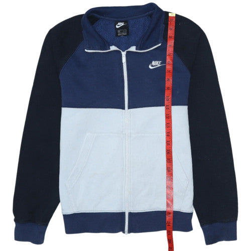 Nike Men's Blue XS Colourblock Track Jacket Full Zip Fleece