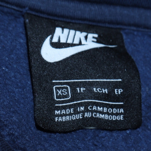 Nike Men's Blue XS Colourblock Track Jacket Full Zip Fleece