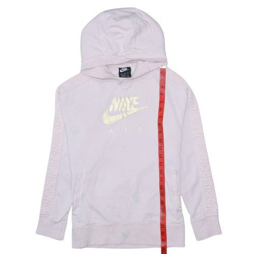 Nike Girls Pink Hoodie XL Logo Pullover Long Sleeve Casual Sweatshirt