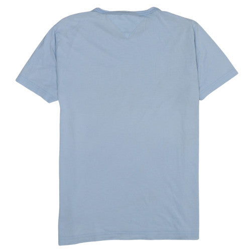 Tommy Hilfiger Men's Blue Organic Cotton Crew Neck T-Shirt M
