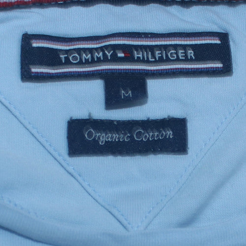 Tommy Hilfiger Men's Blue Organic Cotton Crew Neck T-Shirt M