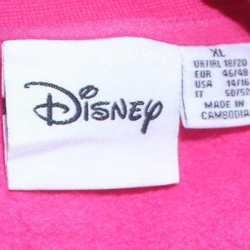 Disney Primark Women’s Pink Stitch Sweatshirt XL Relaxed Fit
