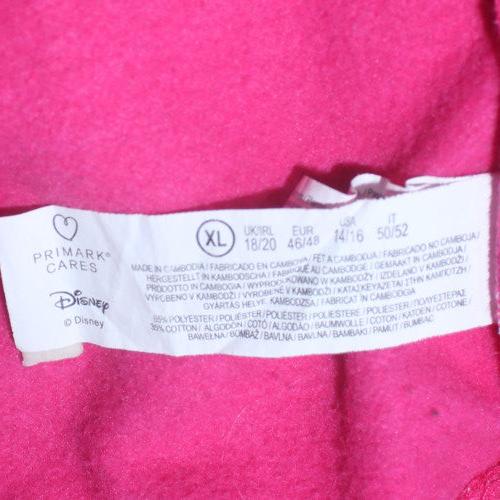 Disney Primark Women’s Pink Stitch Sweatshirt XL Relaxed Fit