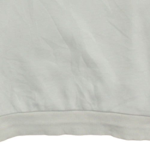 Puma Men's Beige Small Crew Neck Pullover Fleece Sweatshirt
