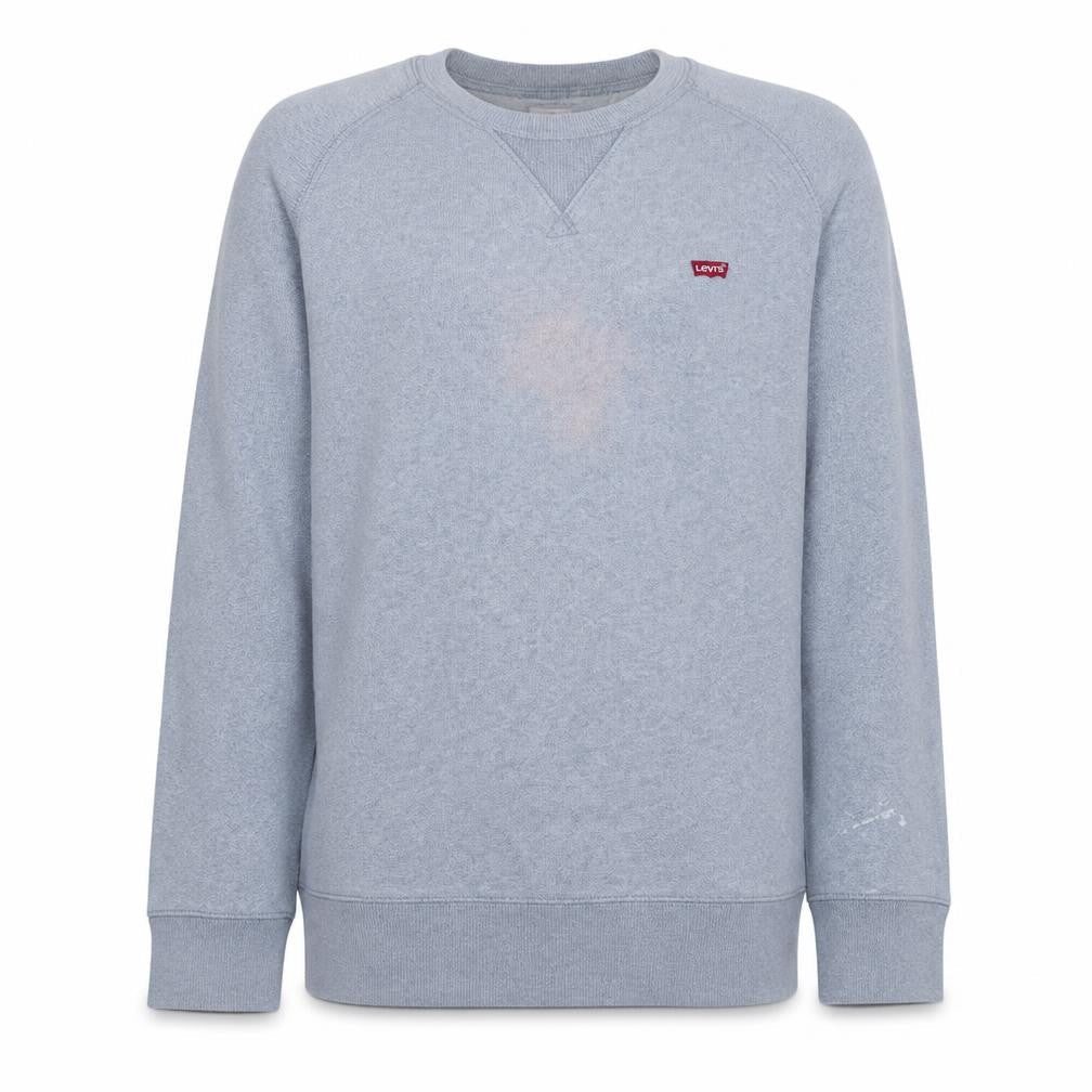 Levi's Men's Grey Crew Neck Pullover Sweatshirt M Regular Fit