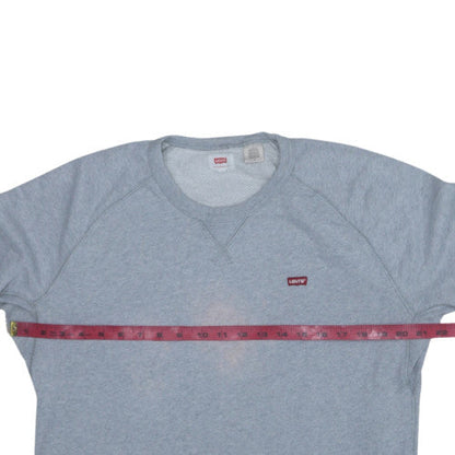 Levi's Men's Grey Crew Neck Pullover Sweatshirt M Regular Fit