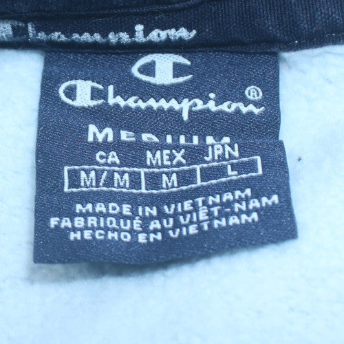 Champion Women’s Light Blue Pullover Hoodie Medium Cotton Blend