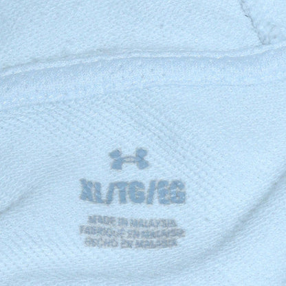 Under Armour Men's White XL Hooded Basic Jacket with Logo