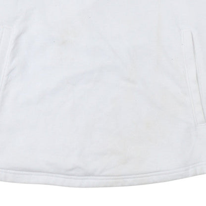 Under Armour Men's White XL Hooded Basic Jacket with Logo