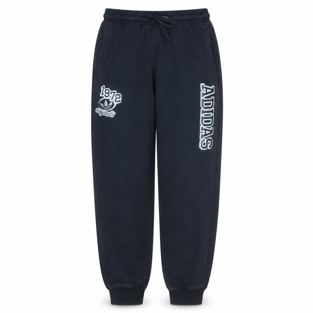 Adidas Mens Black Jogger Sweatpants Size S Fleece Tapered Activewear