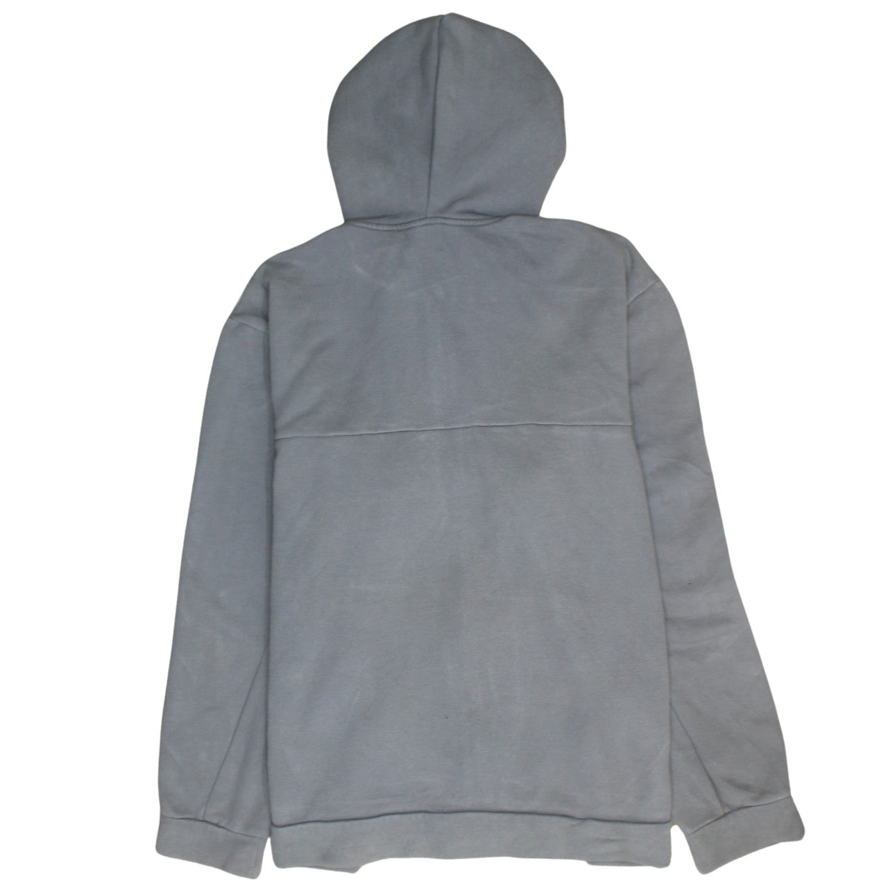 Adidas Mens Grey Full Zip Fleece Hoodie Size L