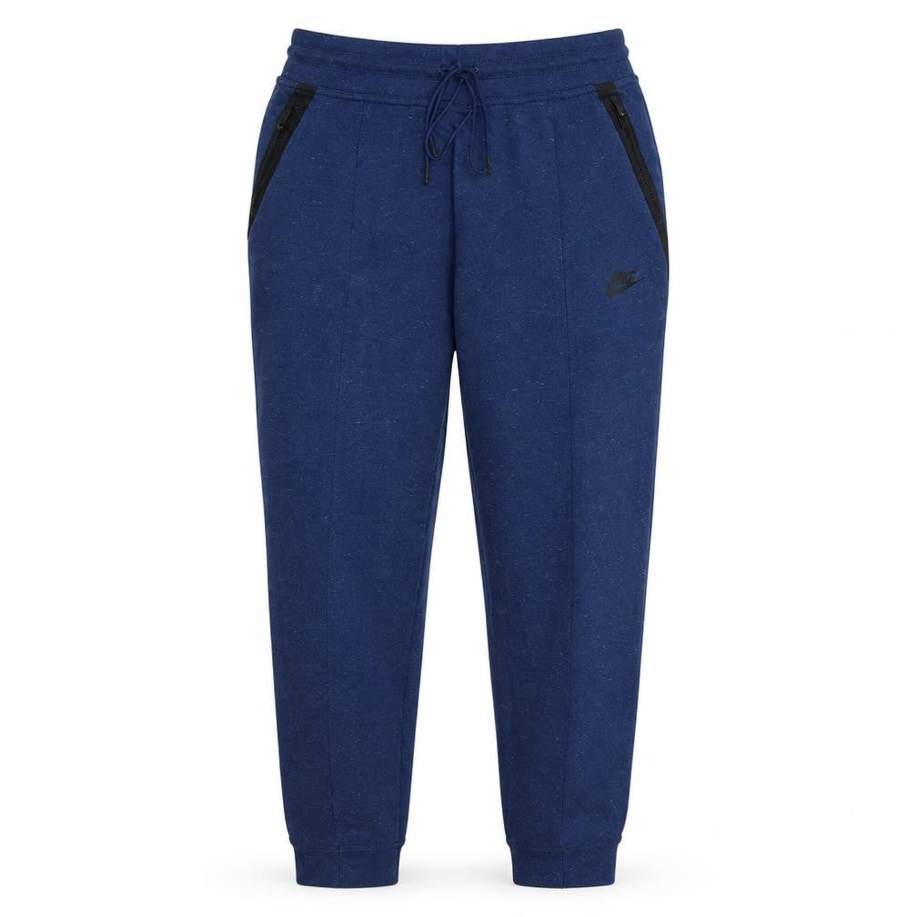 Nike Men's Blue Jogger Sweatpants M Regular Fit Zip Pocket Cotton Blend