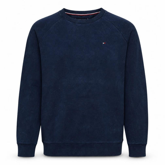 Tommy Hilfiger Men's Blue Cotton Crew Neck Sweatshirt Size M