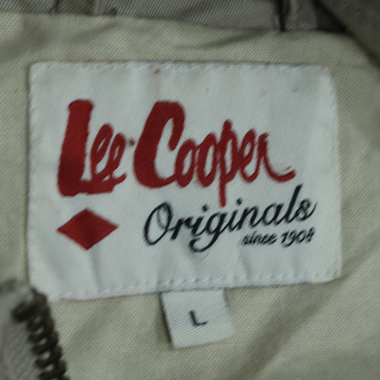 Lee Cooper Womens Beige Cotton Military Jacket Size L