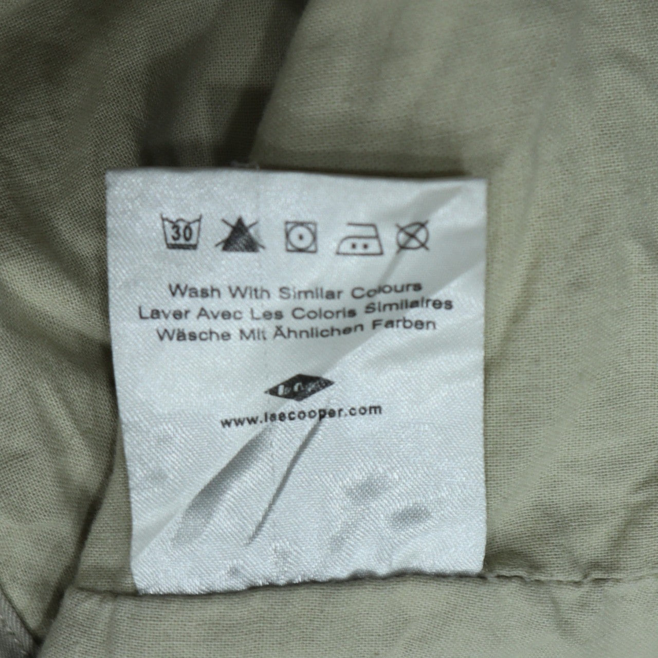 Lee Cooper Womens Beige Cotton Military Jacket Size L