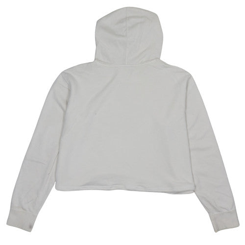 Nike Women's White Pullover Hoodie 1X Cotton Blend Long Sleeve
