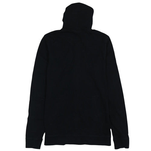 Champion Men's Black Full Zip Hoodie L Cotton Blend