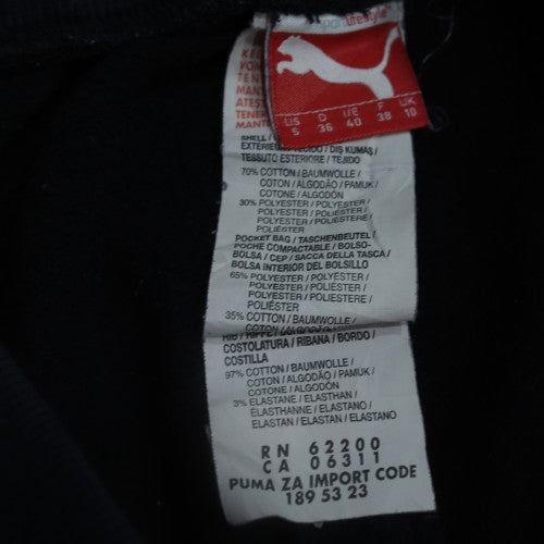 Puma Women's Black Jogger Trousers Size 10 Cotton Blend