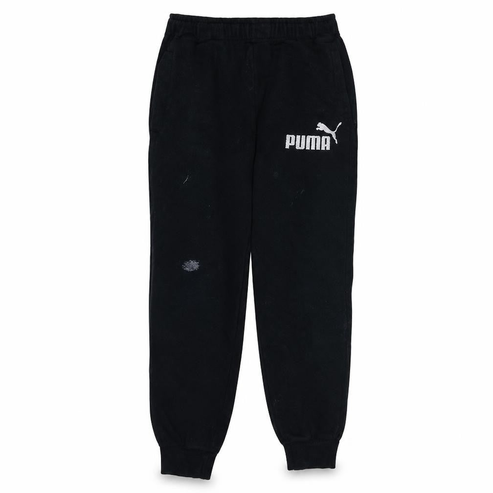 Puma Men's Black Jogger Sweatpants Size M Fleece Activewear Trousers