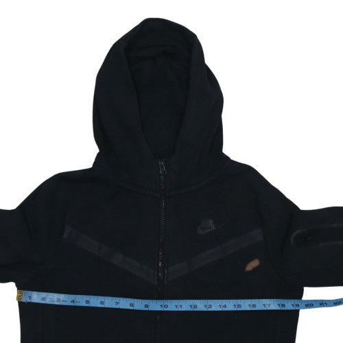 Nike Boys Black Full Zip Hoodie XL 158-170cm Fleece Style Sweatshirt