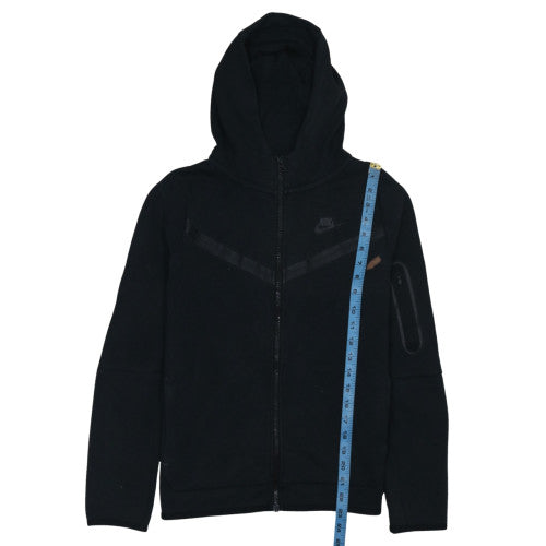 Nike Boys Black Full Zip Hoodie XL 158-170cm Fleece Style Sweatshirt