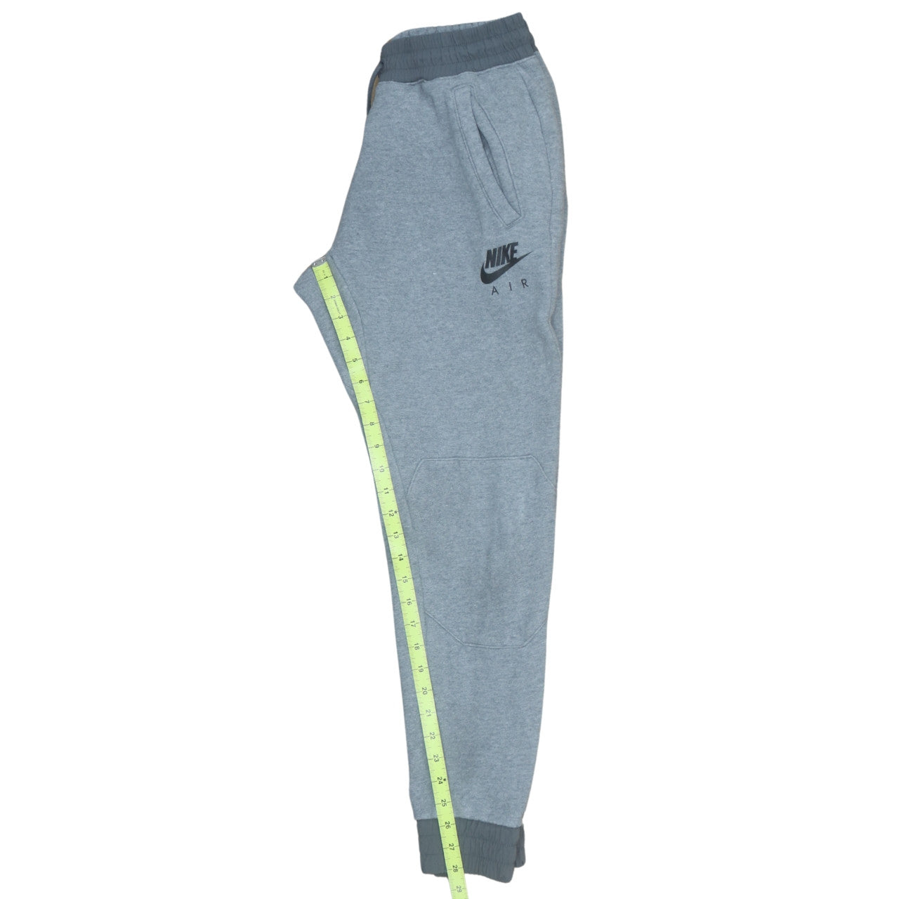 Nike Air Men's Grey Jogger Sweatpants M Regular Fit Cotton Blend