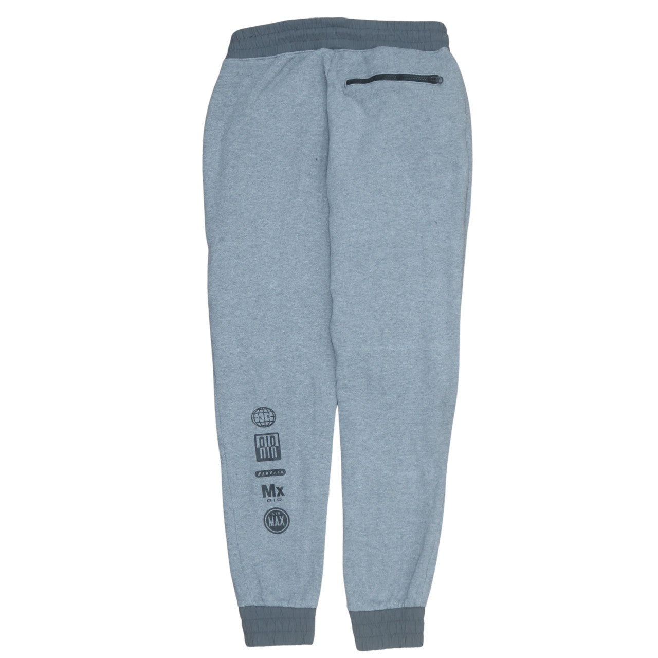 Nike Air Men's Grey Jogger Sweatpants M Regular Fit Cotton Blend