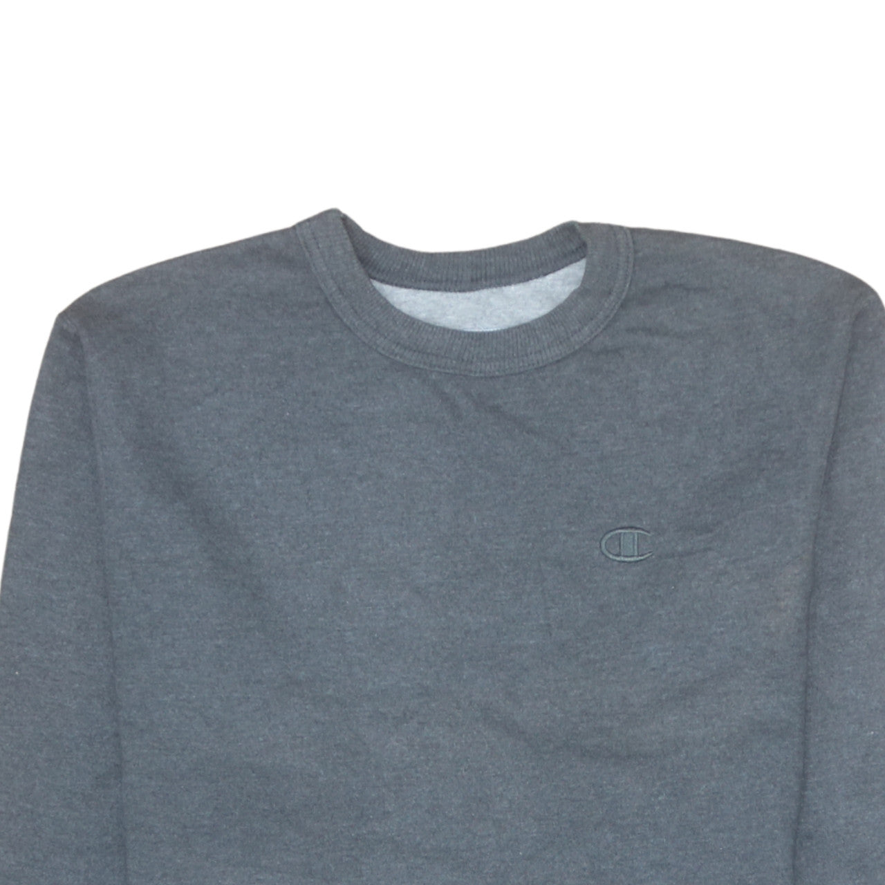 Champion Men's Grey Small Crew Neck Pullover Sweatshirt
