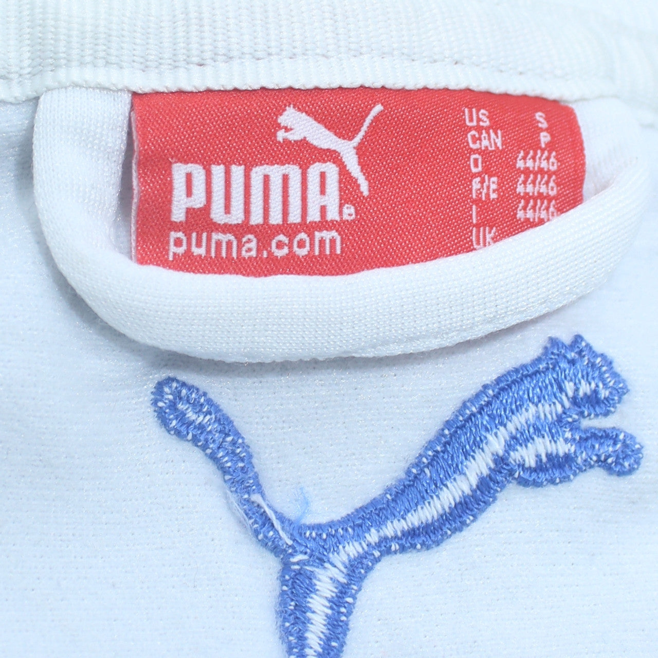 Puma Men's White Track Jacket Size S Regular Fit Full Zip Sportswear