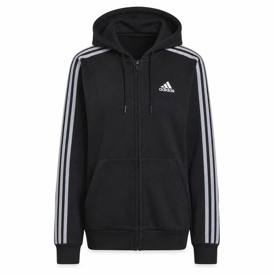 Adidas Womens Black Full Zip Hoodie XS Classic Sportswear