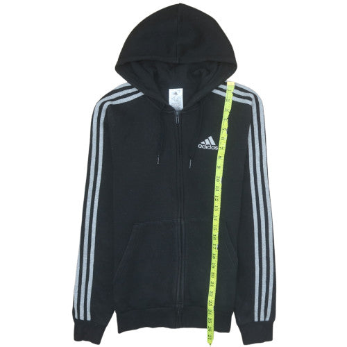 Adidas Womens Black Full Zip Hoodie XS Classic Sportswear